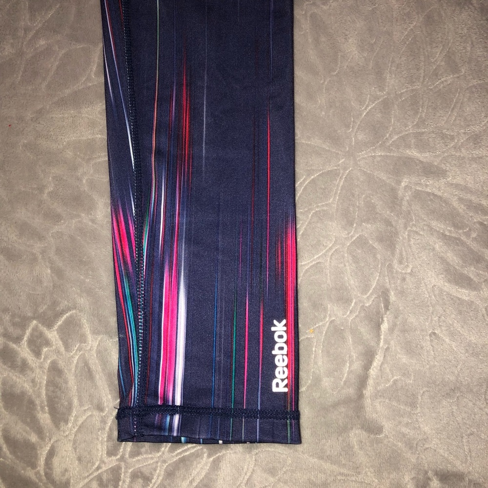 Reebok multicolored leggings💜💚💙 - Picture 2 of 2